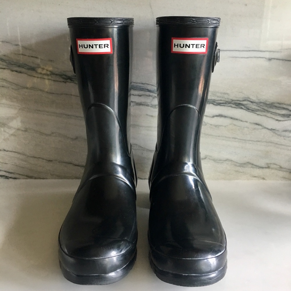 Hunter Short Gloss Rain Boots